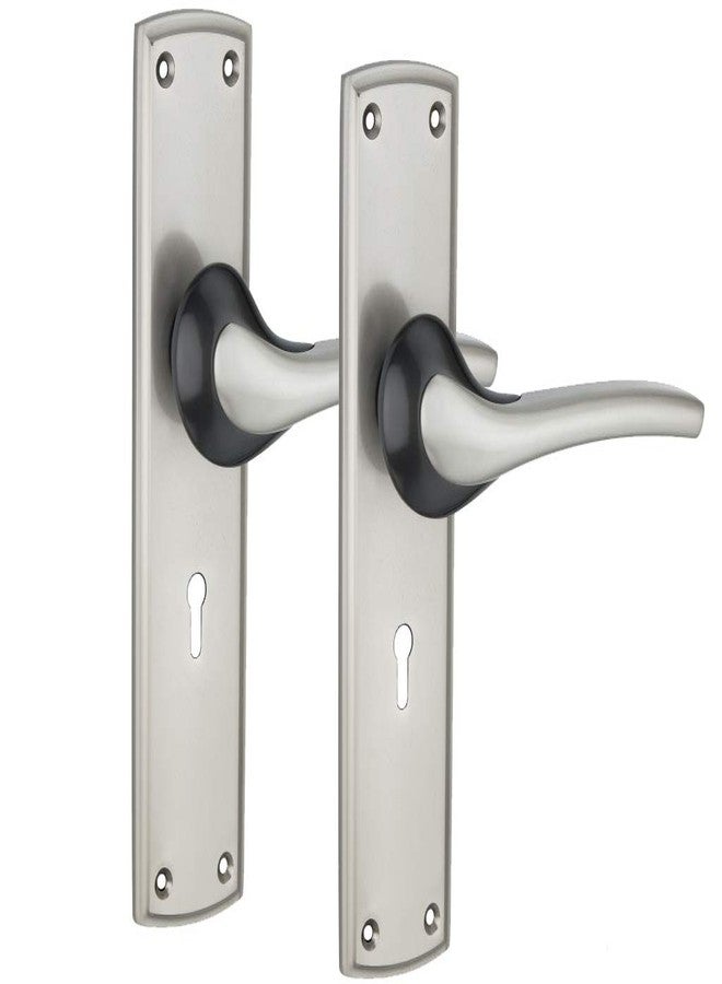 Atom Heavy Duty Mortise Door Lock for Bedroom, Living Room, Main Door, Silver Satin Finish | 3 Keys | 6 Lever Double Stage Lockset for House Hotel Office(O41KY) - Image 2